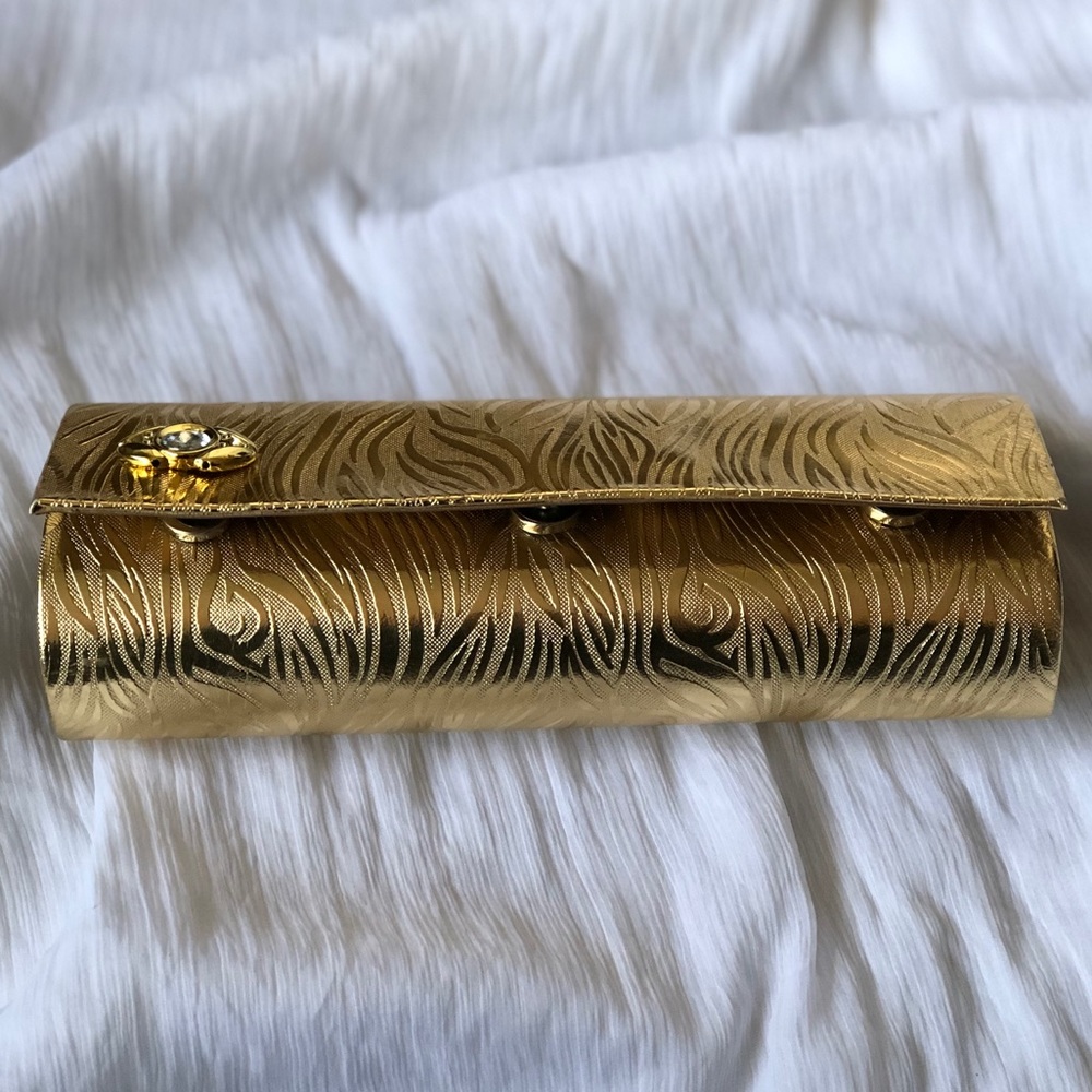 Gold Clutch Evening Bag - Picture 4 of 4